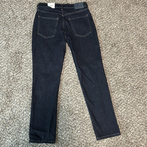 AS IS! NWT! Banana Republic Rinse Dark Wash The Slim Jean - Size 27 🔹 - Picture 8 of 11